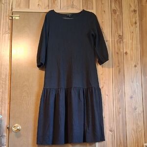 Banana Republic Black Long Sleeve Dress
